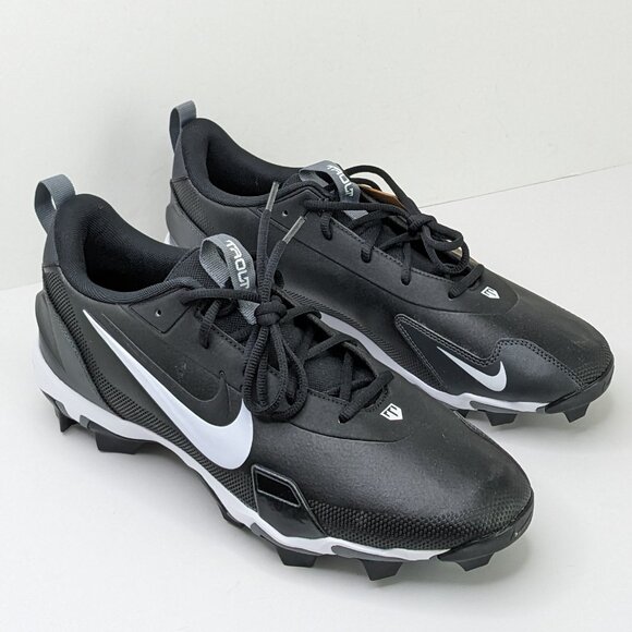 Nike Force Trout 9 Keystone Baseball Cleats, Black/White,...